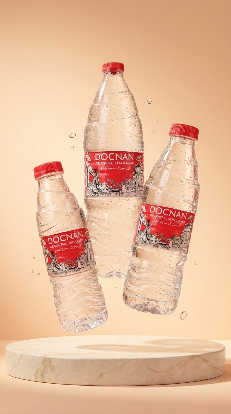 Air Mineral DOCNAN — 300ml, 500ml dan 1.5L